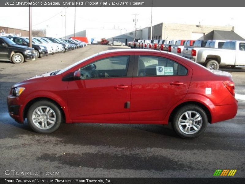  2012 Sonic LS Sedan Crystal Red Tintcoat
