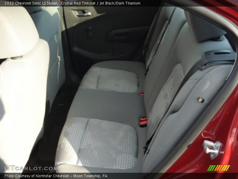 Crystal Red Tintcoat / Jet Black/Dark Titanium 2012 Chevrolet Sonic LS Sedan