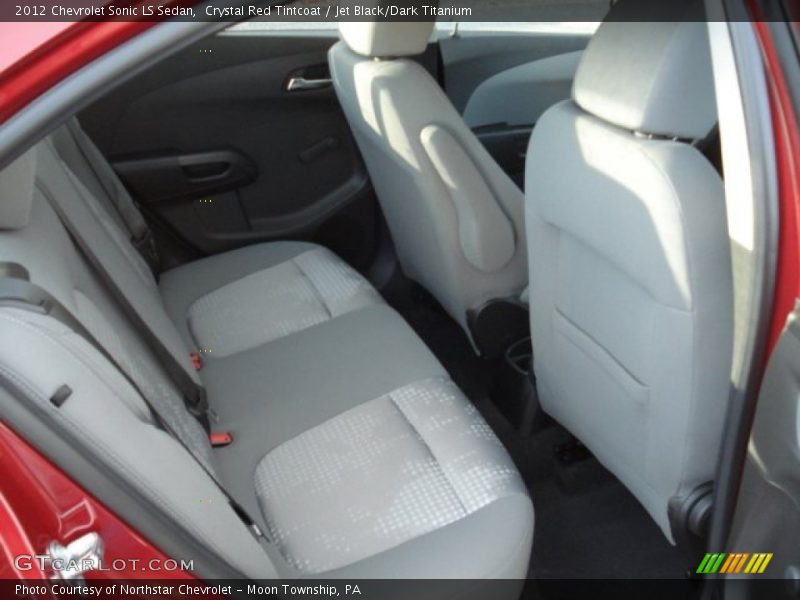 Crystal Red Tintcoat / Jet Black/Dark Titanium 2012 Chevrolet Sonic LS Sedan