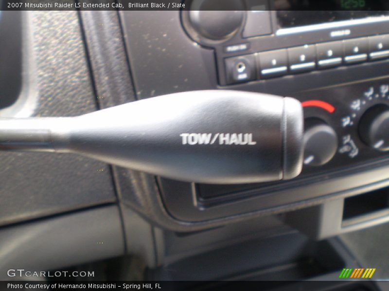 Brilliant Black / Slate 2007 Mitsubishi Raider LS Extended Cab