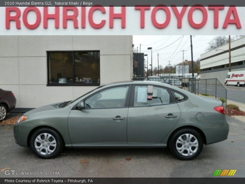 Natural Khaki / Beige 2010 Hyundai Elantra GLS