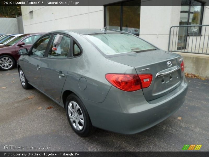 Natural Khaki / Beige 2010 Hyundai Elantra GLS