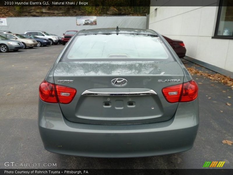 Natural Khaki / Beige 2010 Hyundai Elantra GLS