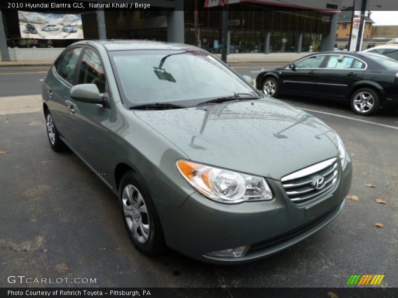 Natural Khaki / Beige 2010 Hyundai Elantra GLS