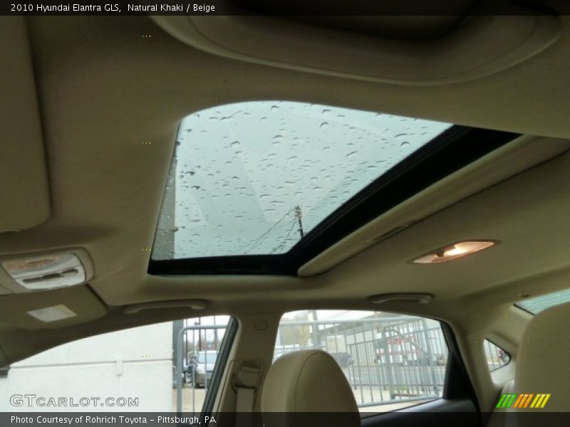 Natural Khaki / Beige 2010 Hyundai Elantra GLS