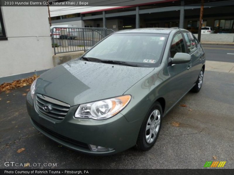 Natural Khaki / Beige 2010 Hyundai Elantra GLS