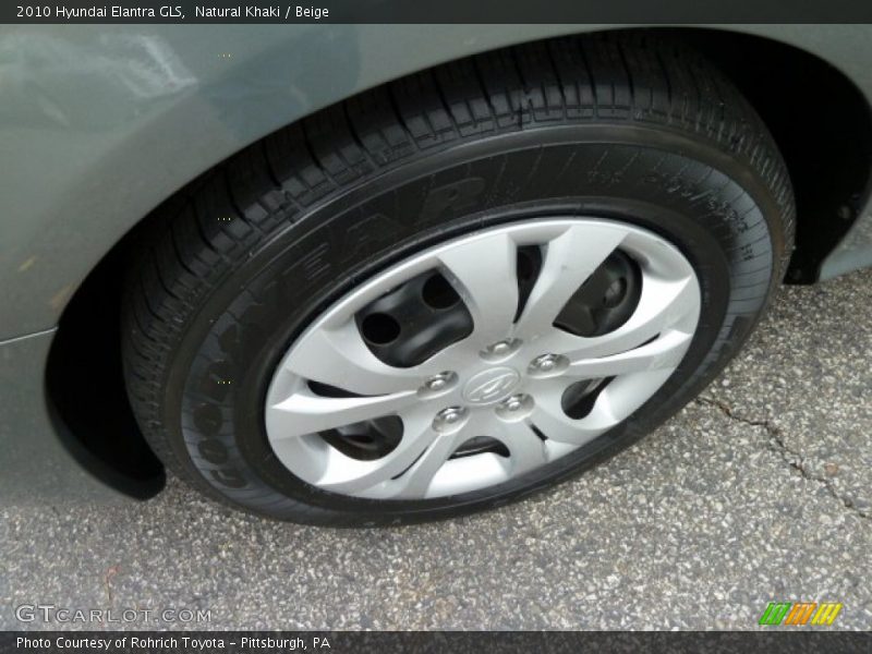 Natural Khaki / Beige 2010 Hyundai Elantra GLS