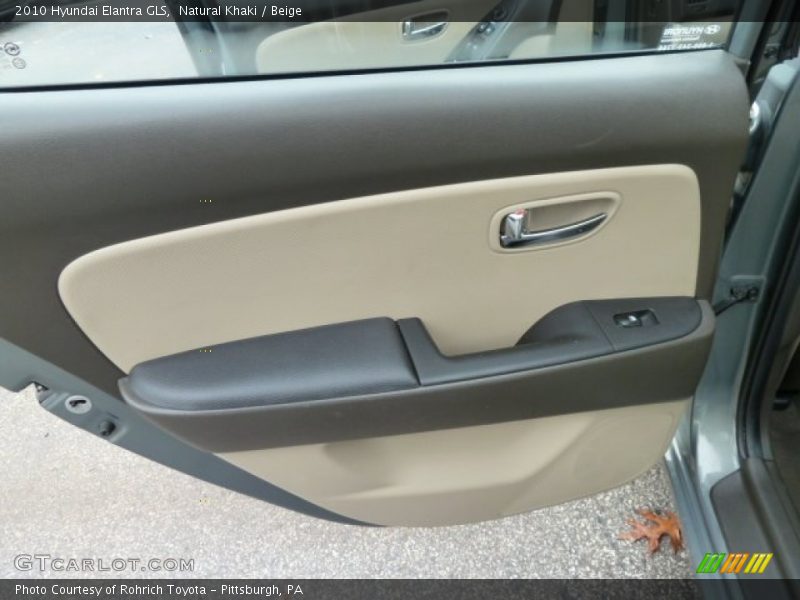 Natural Khaki / Beige 2010 Hyundai Elantra GLS