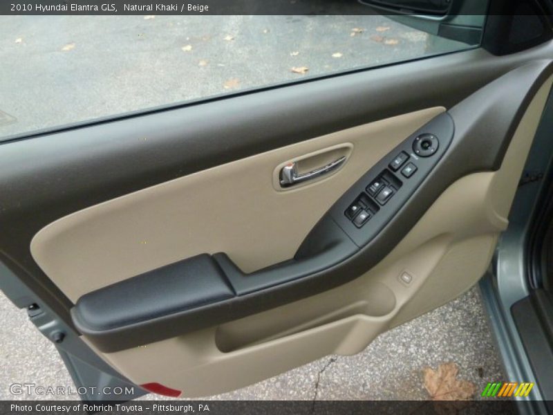 Natural Khaki / Beige 2010 Hyundai Elantra GLS