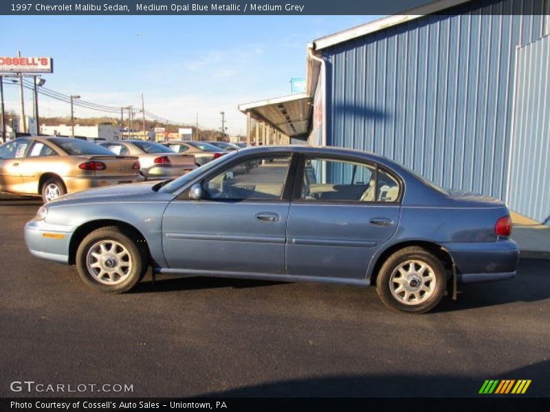 Medium Opal Blue Metallic / Medium Grey 1997 Chevrolet Malibu Sedan