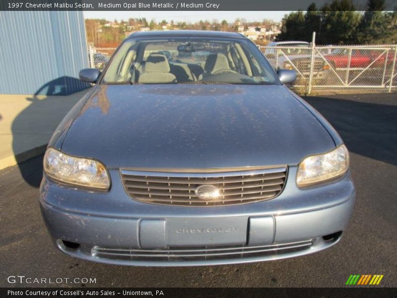 Medium Opal Blue Metallic / Medium Grey 1997 Chevrolet Malibu Sedan