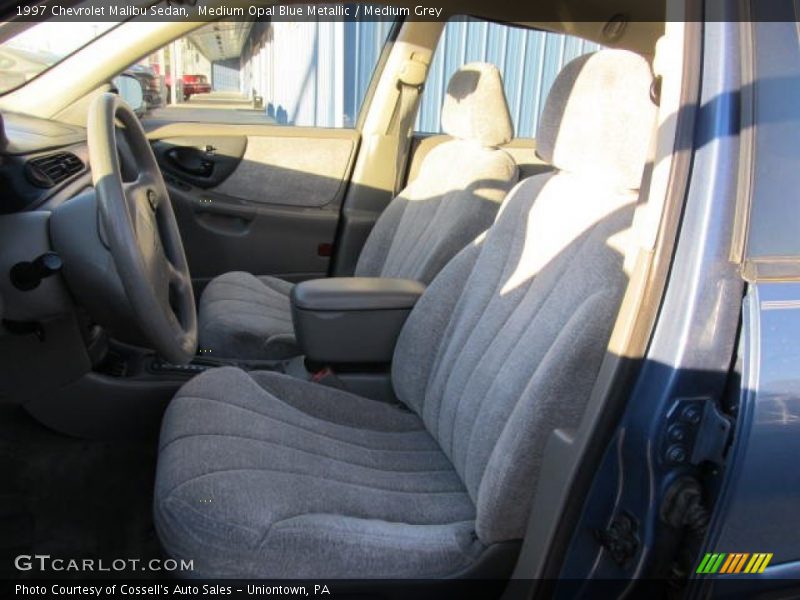 Medium Opal Blue Metallic / Medium Grey 1997 Chevrolet Malibu Sedan