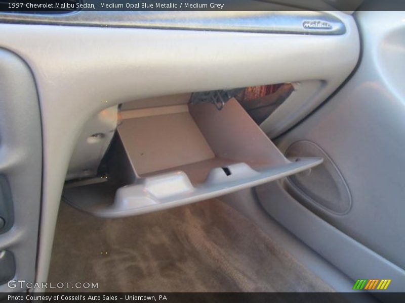 Medium Opal Blue Metallic / Medium Grey 1997 Chevrolet Malibu Sedan