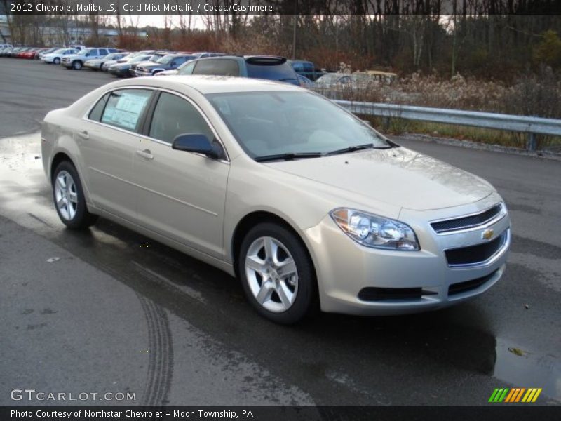 Gold Mist Metallic / Cocoa/Cashmere 2012 Chevrolet Malibu LS
