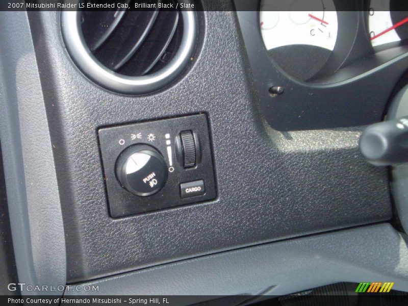 Brilliant Black / Slate 2007 Mitsubishi Raider LS Extended Cab