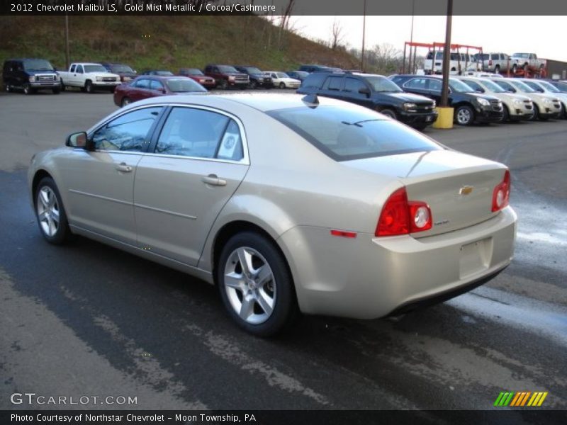 Gold Mist Metallic / Cocoa/Cashmere 2012 Chevrolet Malibu LS