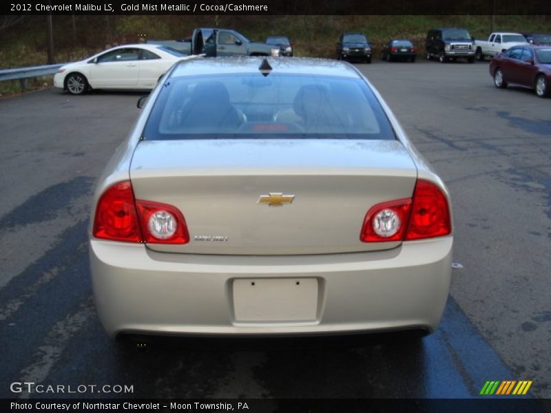 Gold Mist Metallic / Cocoa/Cashmere 2012 Chevrolet Malibu LS