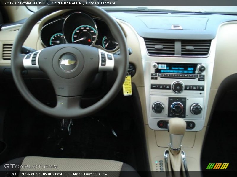 Gold Mist Metallic / Cocoa/Cashmere 2012 Chevrolet Malibu LS