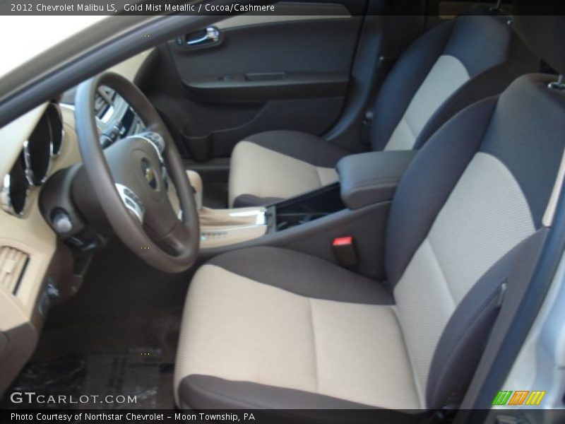 Gold Mist Metallic / Cocoa/Cashmere 2012 Chevrolet Malibu LS