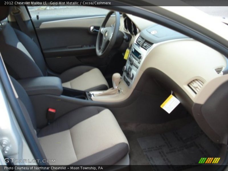 Gold Mist Metallic / Cocoa/Cashmere 2012 Chevrolet Malibu LS