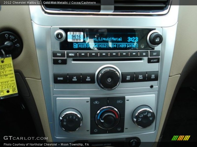 Gold Mist Metallic / Cocoa/Cashmere 2012 Chevrolet Malibu LS