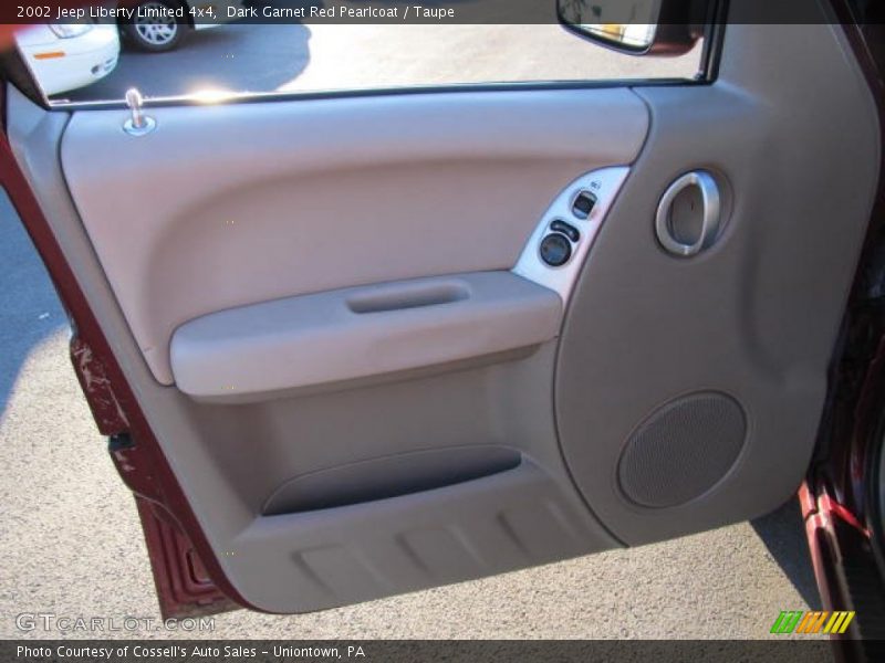 Dark Garnet Red Pearlcoat / Taupe 2002 Jeep Liberty Limited 4x4