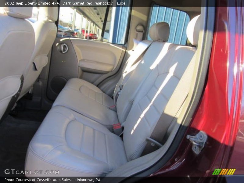 Dark Garnet Red Pearlcoat / Taupe 2002 Jeep Liberty Limited 4x4