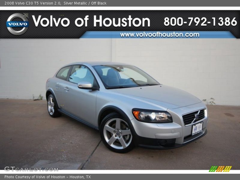 Silver Metallic / Off Black 2008 Volvo C30 T5 Version 2.0