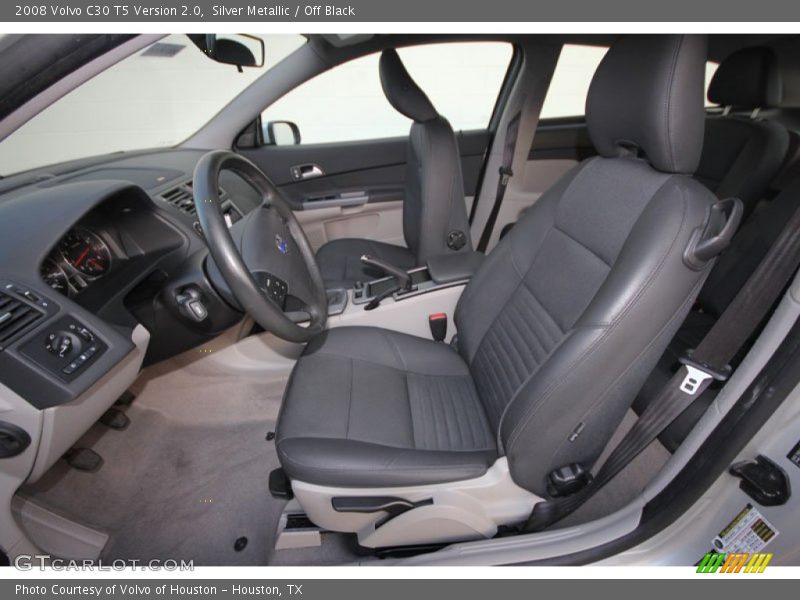 Silver Metallic / Off Black 2008 Volvo C30 T5 Version 2.0