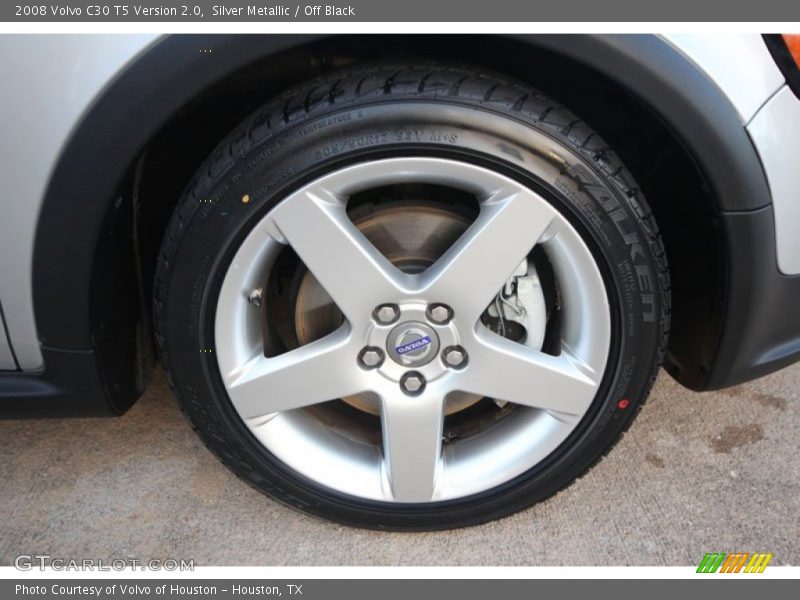 Silver Metallic / Off Black 2008 Volvo C30 T5 Version 2.0