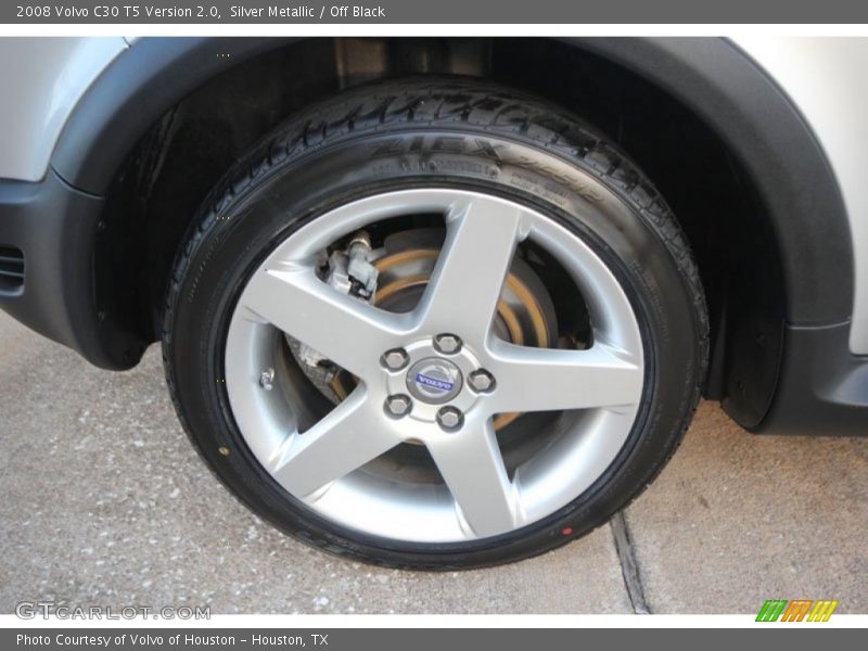 Silver Metallic / Off Black 2008 Volvo C30 T5 Version 2.0