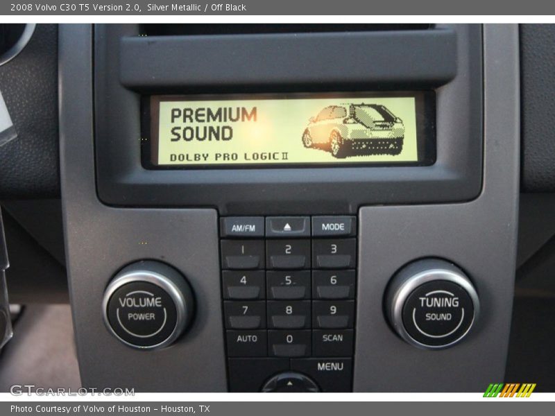 Silver Metallic / Off Black 2008 Volvo C30 T5 Version 2.0