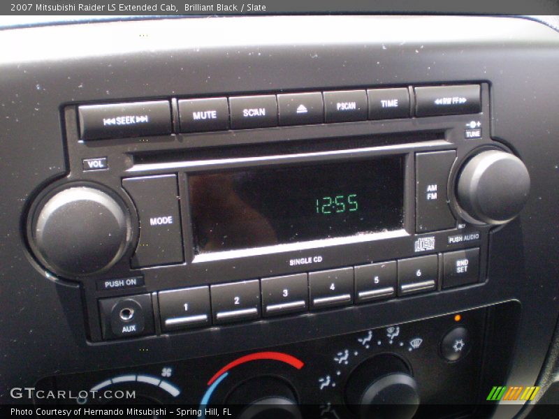 Brilliant Black / Slate 2007 Mitsubishi Raider LS Extended Cab