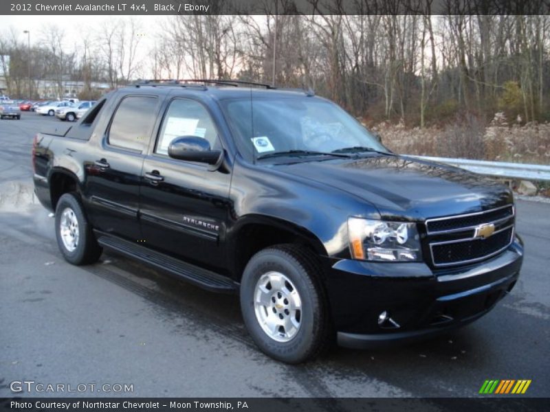 Black / Ebony 2012 Chevrolet Avalanche LT 4x4