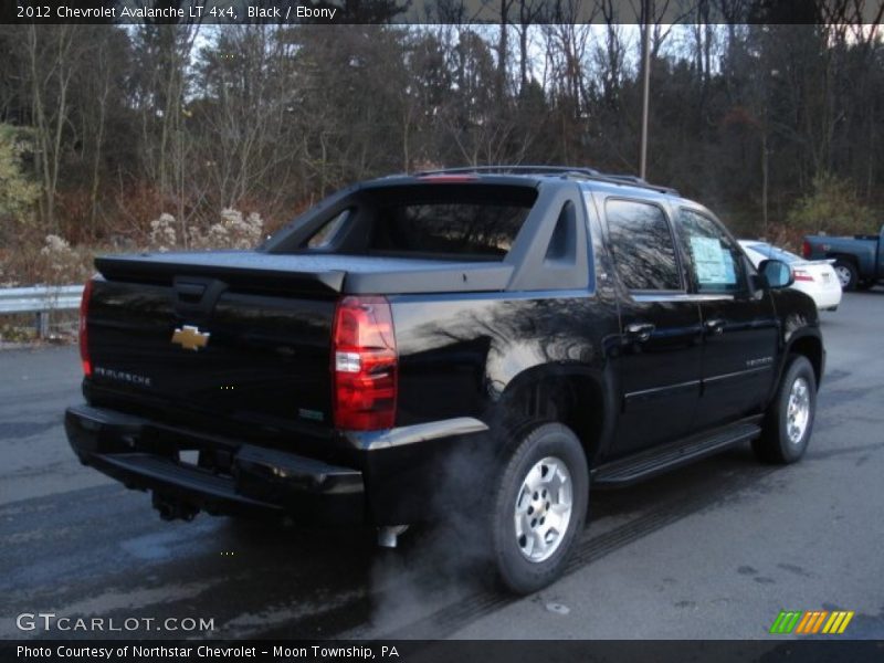 Black / Ebony 2012 Chevrolet Avalanche LT 4x4