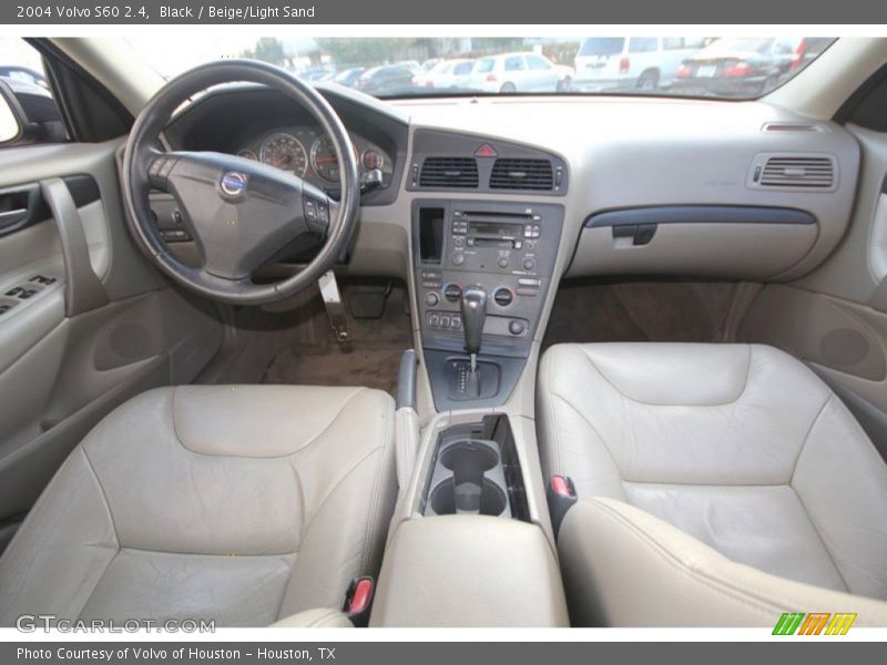 Black / Beige/Light Sand 2004 Volvo S60 2.4