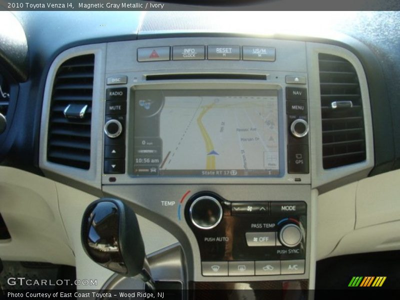 Magnetic Gray Metallic / Ivory 2010 Toyota Venza I4