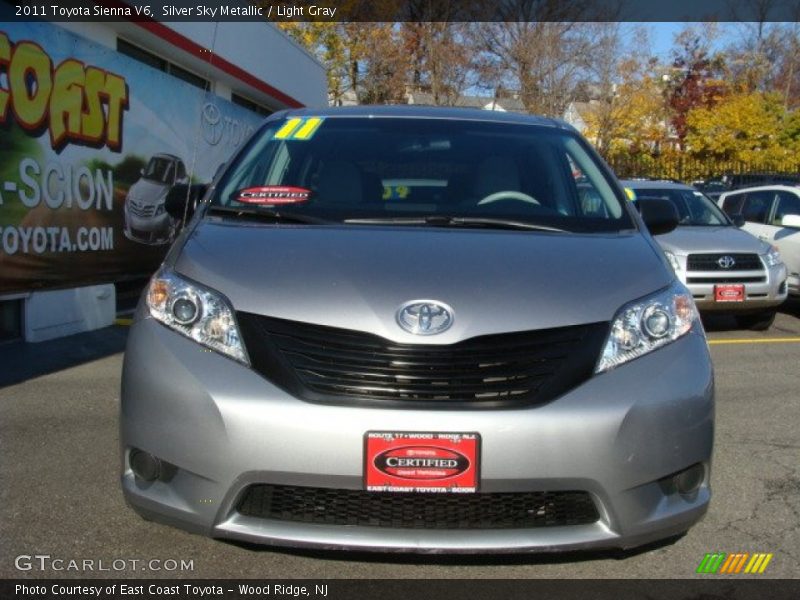 Silver Sky Metallic / Light Gray 2011 Toyota Sienna V6