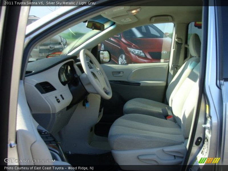 Silver Sky Metallic / Light Gray 2011 Toyota Sienna V6