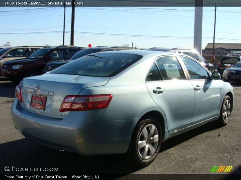 Sky Blue Pearl / Ash 2009 Toyota Camry LE