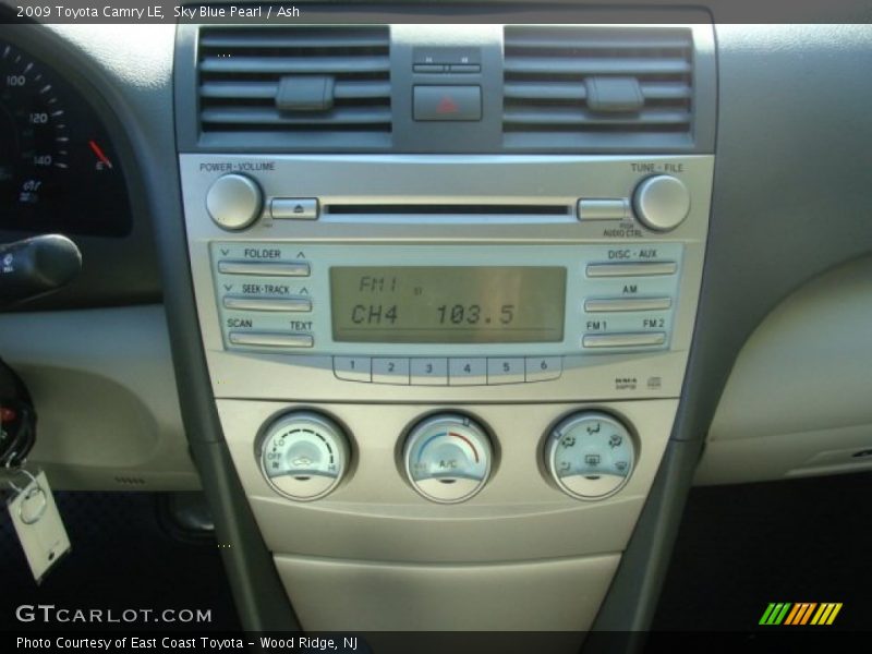 Sky Blue Pearl / Ash 2009 Toyota Camry LE