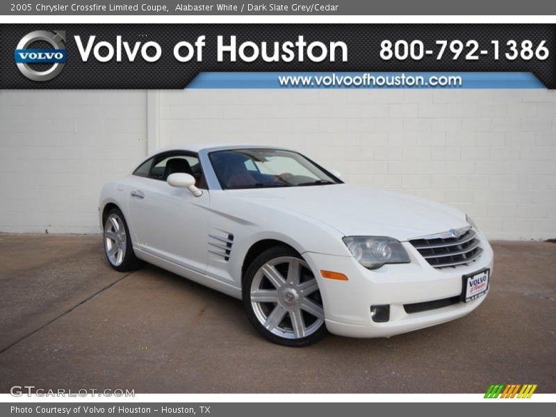 Alabaster White / Dark Slate Grey/Cedar 2005 Chrysler Crossfire Limited Coupe