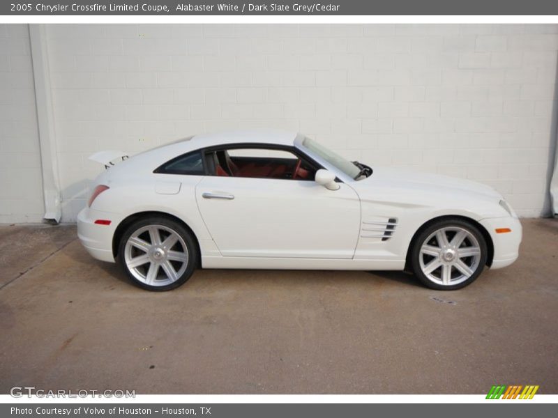 Alabaster White / Dark Slate Grey/Cedar 2005 Chrysler Crossfire Limited Coupe