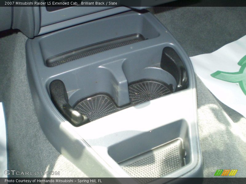 Brilliant Black / Slate 2007 Mitsubishi Raider LS Extended Cab