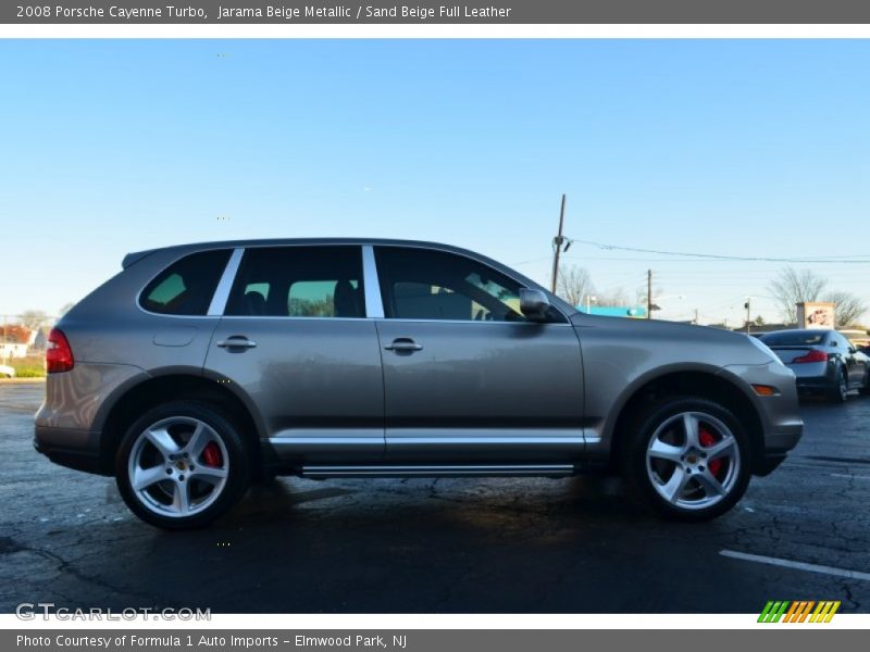 Jarama Beige Metallic / Sand Beige Full Leather 2008 Porsche Cayenne Turbo