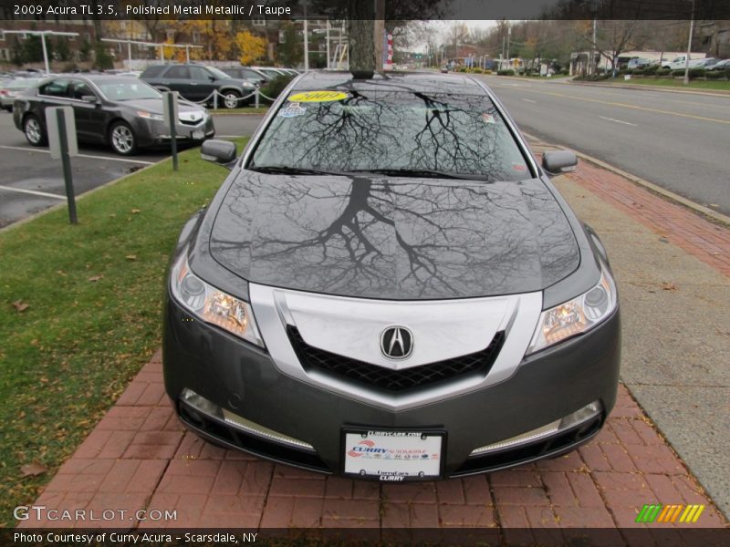 Polished Metal Metallic / Taupe 2009 Acura TL 3.5