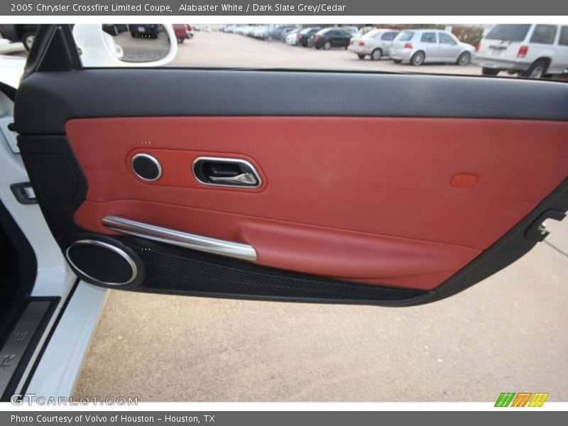 Alabaster White / Dark Slate Grey/Cedar 2005 Chrysler Crossfire Limited Coupe
