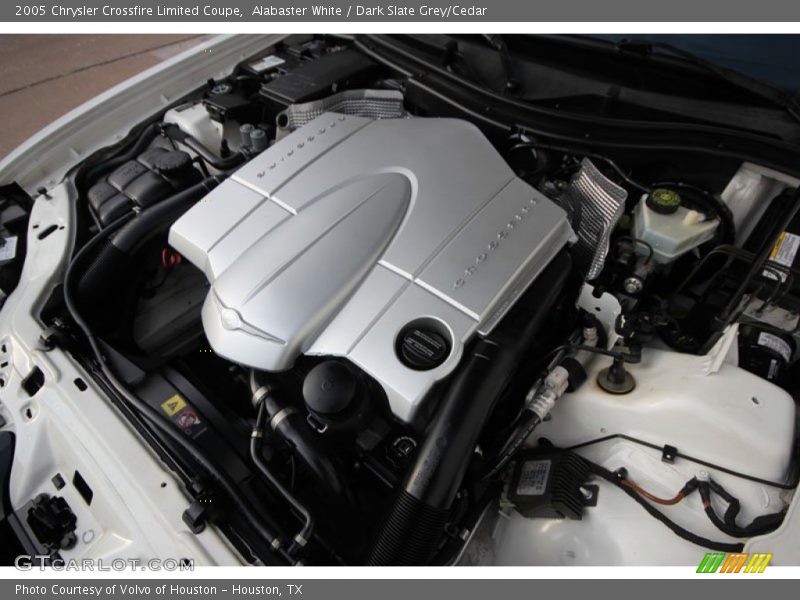 Alabaster White / Dark Slate Grey/Cedar 2005 Chrysler Crossfire Limited Coupe
