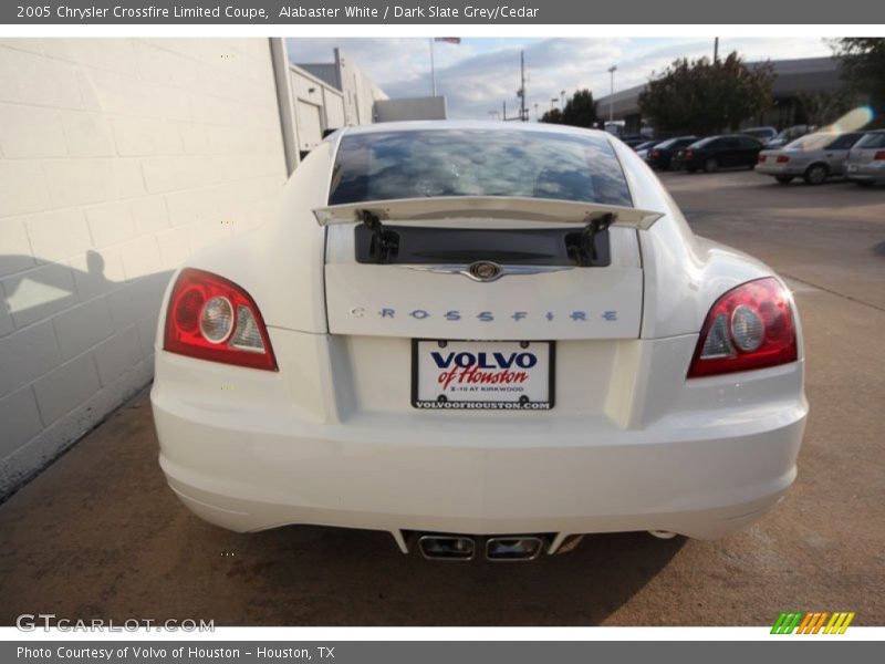 Alabaster White / Dark Slate Grey/Cedar 2005 Chrysler Crossfire Limited Coupe