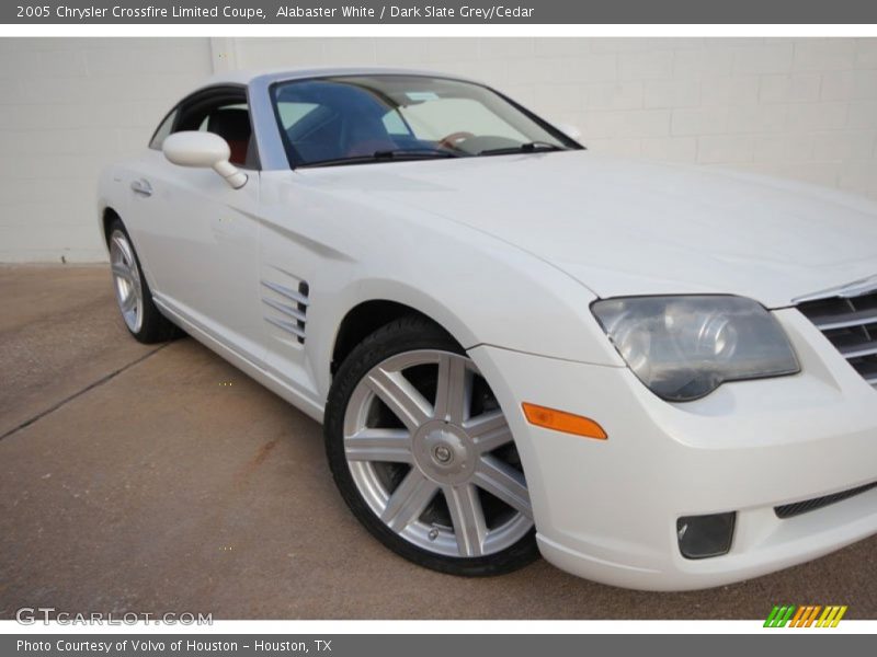 Alabaster White / Dark Slate Grey/Cedar 2005 Chrysler Crossfire Limited Coupe